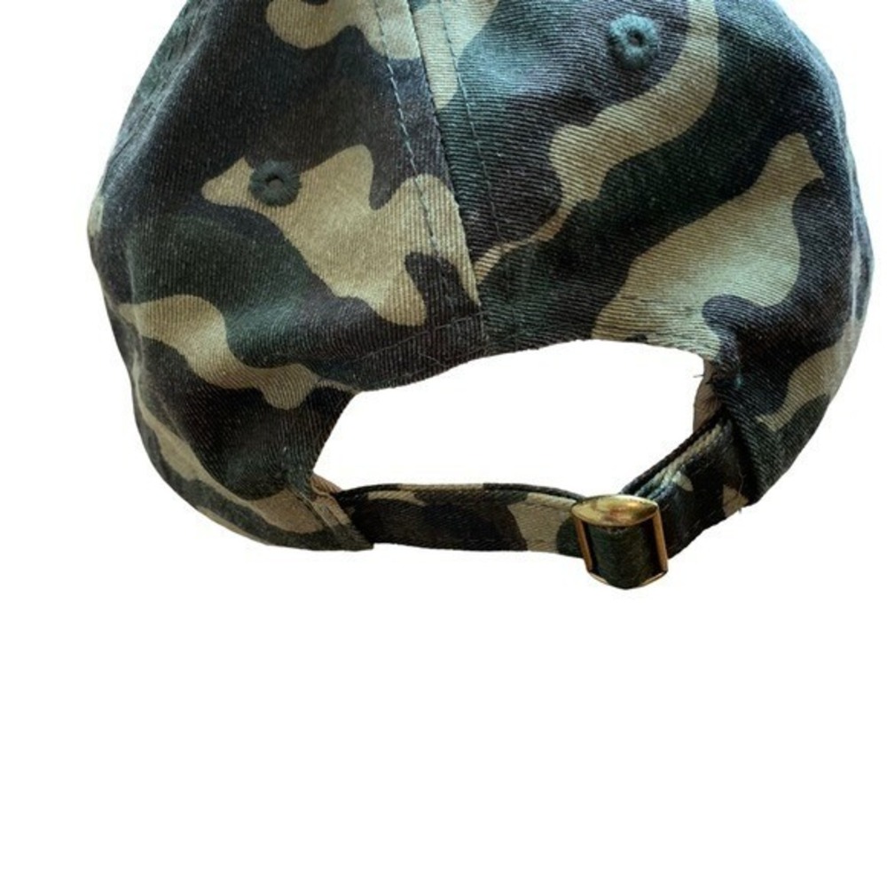 NASA Camo Hat One Size Green NEW Military Space Logo Streetwear Y2K - Picture 4 of 6